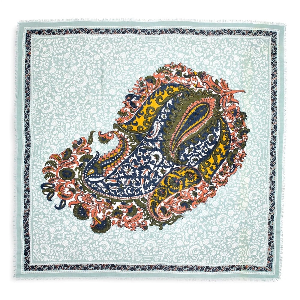 Madewell Greta Paisley Square Scarf - Picture 4 of 8